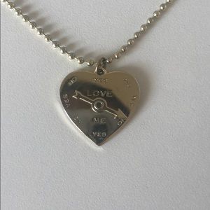 Marc Jacobs Love Me Not Gold Heart Necklace